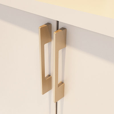 Interieur gepolijst messing 96 mm kast trekken voor de lade