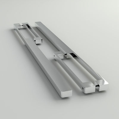 Geborstelde chrome aluminium 128 mm keuken deurgrepen voor kast