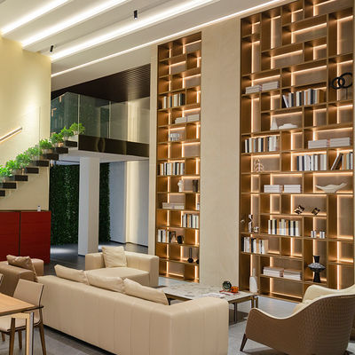 Moderne meubels van aluminium modulair boekenkast Wandkast