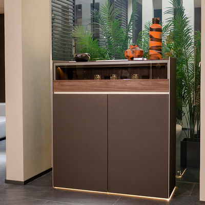 OEM Aluminium Frame Meubels Eetkamer Liquor Cabinet Almirah