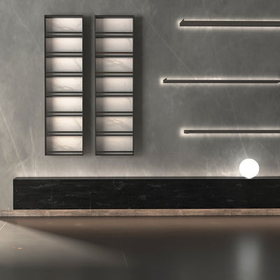 Aluminium frame triplex wandmontage tv stand op maat