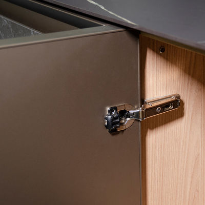 Rock Slab Pantry Modulaire Keuken Kas Set Met Aluminium Handle