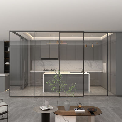 Slimline Casement Aluminium Framed Interne deuren Gelast