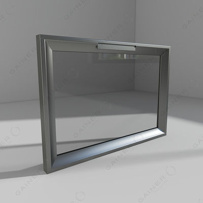 Branddicht glazen deurhoek aluminium modulaire kast geanodiseerde afwerking voor keuken