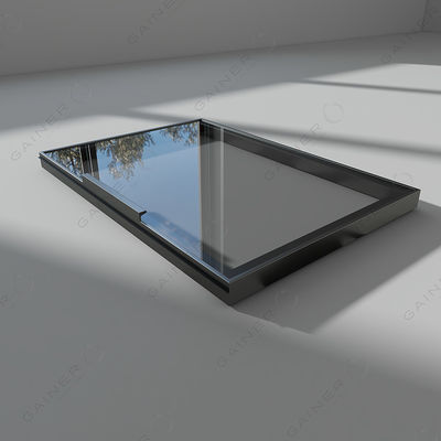 Aluminium klaargemaakte modulaire keuken opslagkasten Slim glazen deur