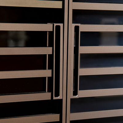 8 mm aluminium glazen accordeon deuren interne schuifdeuren systemen