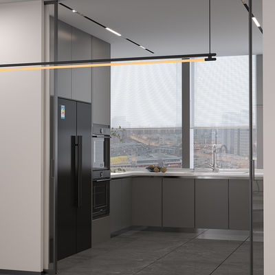 2mm 3mm Aluminium glas zakdeuren Interne schuifdeuren voor de keuken