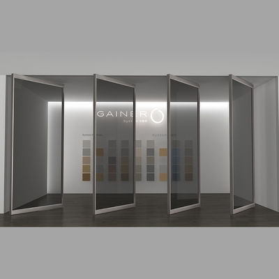 Aluminium glas draaistur voordeur Framed draaistur douche deur Multi Panel