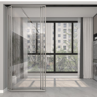 8ft Triple Glass Aluminium Interne Schuifdeuren smal Slim