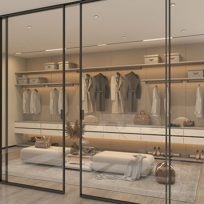 Aluminium 8ft glazen deur, orkaanbestendig voor villa.