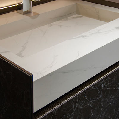 Luxe badkamer wasbak 1500mm spiegelkas vanity en wasbak combo