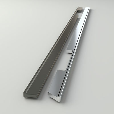 Aluminium Garderobe Lange trekhandgrepen Kastenknoppen Kasten Hardware Zilveren Keukenhandgrepen