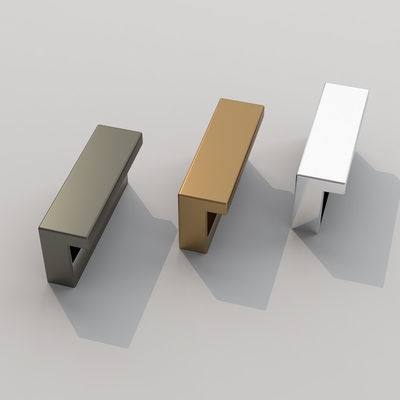Poets afwerking Aluminium Chrome kast knop Champagne gepoetst