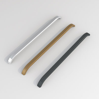 Aluminium legering Moderne garderobe handgrepen Zwart Mat Kleuren