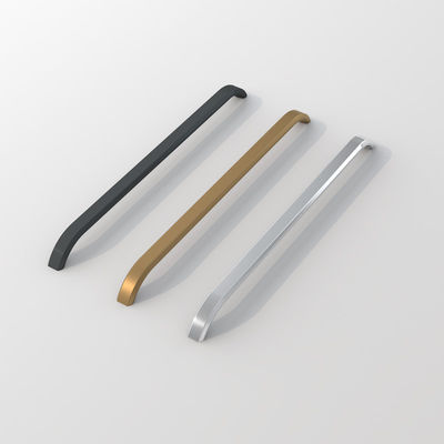 Aluminium legering Moderne garderobe handgrepen Zwart Mat Kleuren