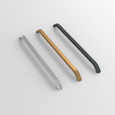 Aluminium legering Moderne garderobe handgrepen Zwart Mat Kleuren