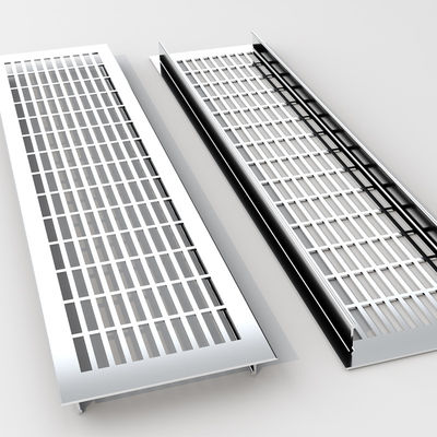 3D-model deur Aluminium ventilatie roosters Corrosiebestendigheid