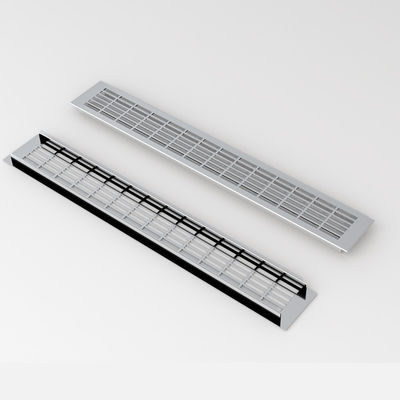 Aluminium luchtventilatie gat decoratieve ventilatie deksel professionele luchtventilatie rooster Matt Zwart