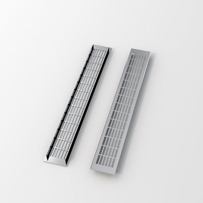 Aluminium luchtventilatie gat decoratieve ventilatie deksel professionele luchtventilatie rooster Matt Zwart