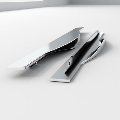 Slaapkamermeubilair Hardware Handle Chroomkast Laaier Flush Pull Aluminium Handle