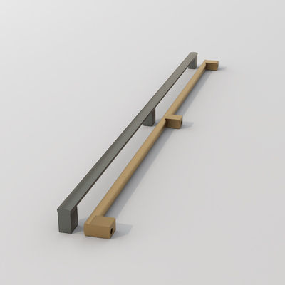 Zijdelingse kast deur bekleed kast duwen handvat kast bar trek aluminium handvat