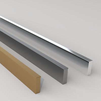 Meubel Hardware Moderne kast Trekt Kledingkast Lange aluminium profiel Bar T Handle