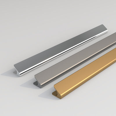 Aluminium meubilair Hardware Keukenkasten lades Rand trek handgrepen verborgen handgreep voor kasten