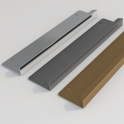 Aluminiumprofiel Keukenkas verborgen L-vormige handgreep trekhandgreep deur trekhandgrepen