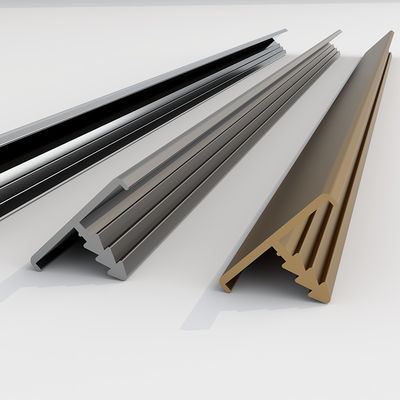Extrusiemeubilair Aluminium T-profiel voor decoratie Aluminium rand behang